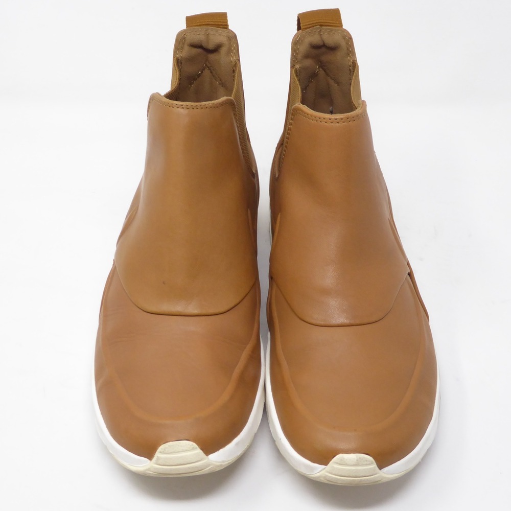 Nike Women Air Max Thea Mid Ale Brown Leather Chelsea Boots 8 - Picture 3 of 10